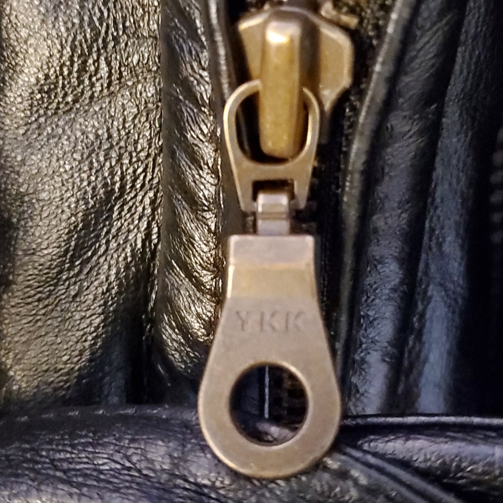 Ykk Leather Jacket View 6